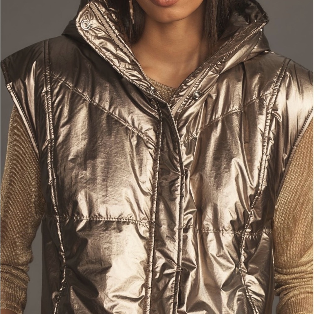 Daily Practice by Anthropologie
Metallic Puffer Vest